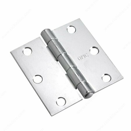 ONWARD MFG Hinge Butt Fix Pin 3in Zn, 2PK 2827XV